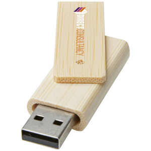 Fotografie k reklamnímu předmětu „Bambusový USB flash disk s kapacitou 16 GB Rotate“