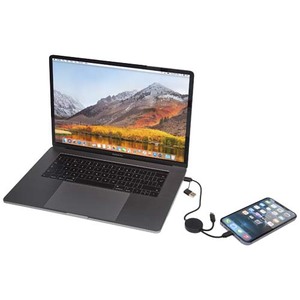 Fotografie k reklamnímu předmětu „Datový synchronizační a rychlonabíjecí 27W kabel 5 v 1 z recyklovaného plastu o délce 30 cm Citala“