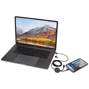 Fotografie k reklamnímu předmětu „Datový synchronizační a rychlonabíjecí 27W kabel 5 v 1 z recyklovaného plastu o délce 150 cm Citala“