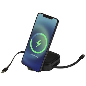 Fotografie k reklamnímu předmětu „Gloas vysouvací datový a 100W rychlonabíjecí kabel 5 v 1 z recyklovaného materiálu s nářadím na smartphone“