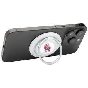 Fotografie k reklamnímu předmětu „Albali magnetický držák na telefon z recyklovaného plastu s kroužkovým stojánkem“