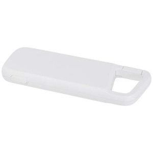Fotografie k reklamnímu předmětu „Alkes voděodolná powerbanka z recyklovaného plastu s karabinou, kapacita 5000 mAh, 12 W“