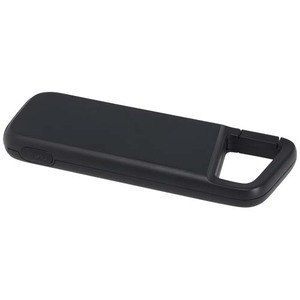 Fotografie k reklamnímu předmětu „Alkes voděodolná powerbanka z recyklovaného plastu s karabinou, kapacita 5000 mAh, 12 W“