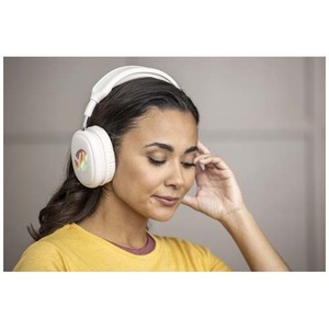 Fotografie k reklamnímu předmětu „Alzir bezdrátová sluchátka přes hlavu s technologií Bluetooth® z recyklovaného plastu“