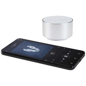 Fotografie k reklamnímu předmětu „Ankaa 3W bezdrátový reproduktor s technologií Bluetooth® z recyklovaného hliníku“