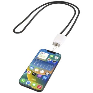 Fotografie k reklamnímu předmětu „Nabíjecí kabel Ion 65 W s poutkem z recyklovaného plastu, 5 v 1“