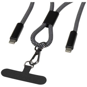 Fotografie k reklamnímu předmětu „Nabíjecí kabel SMART 65 W z materiálu RPET s poutkem“