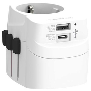 Fotografie k reklamnímu předmětu „Univerzální adaptér SKROSS® PRO Light USB AC30PD“