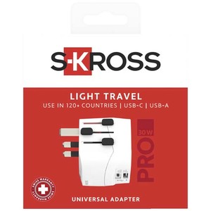 Fotografie k reklamnímu předmětu „Univerzální adaptér SKROSS® PRO Light USB AC30PD“