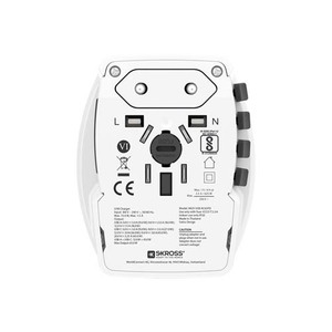 Fotografie k reklamnímu předmětu „SKROSS® MUV AC65PD univerzální adaptér s kabelem USB-C“
