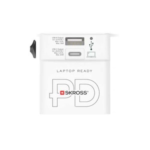 Fotografie k reklamnímu předmětu „SKROSS® MUV AC65PD univerzální adaptér s kabelem USB-C“