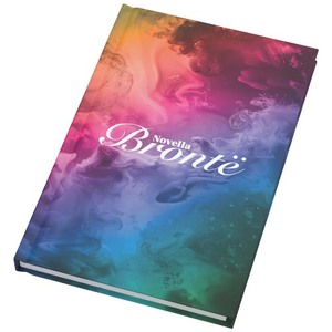 Fotografie reklamního předmětu „Poznámkový blok Novella Brontë formátu A5 s matnou pevnou vazbou – 100 listů“