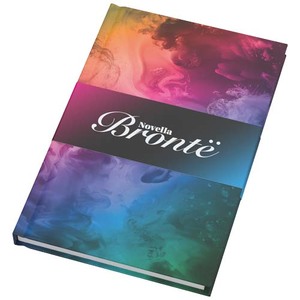 Fotografie k reklamnímu předmětu „Poznámkový blok Novella Brontë formátu A5 s matnou pevnou vazbou – 100 listů“