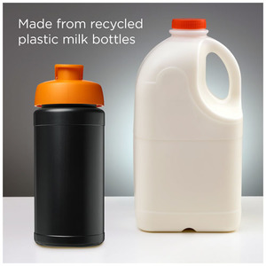 Fotografie k reklamnímu předmětu „Baseline 500ml recyklovaná sportovní láhev s vyklápěcím víčkem“