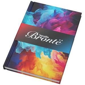 Fotografie k reklamnímu předmětu „Zápisník Novella Brontë formátu A5 s pevnou vazbou z recyklovaného papíru – 100 listů“