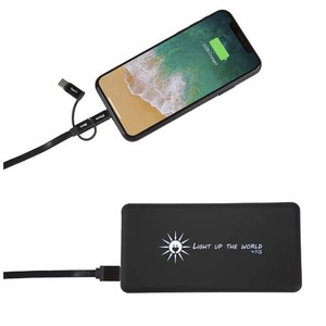 Fotografie k reklamnímu předmětu „Svítící solární powerbanka SCX.design P30  8000 mAh“