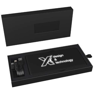 Fotografie k reklamnímu předmětu „Svítící solární powerbanka SCX.design P30  8000 mAh“