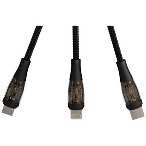 Fotografie k reklamnímu předmětu „Kabel 5v1 SCX.design C50 pro rychlé nabíjení se 100 W/5 A a digitálním displejem“