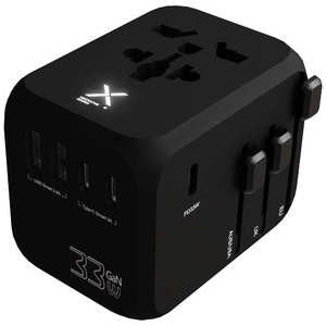 Fotografie reklamního předmětu „Univerzální cestovní adaptér SCX.design T16“