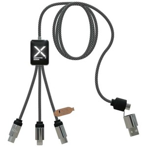 Fotografie reklamního předmětu „SCX.design C33 60 W nabíjecí kabel typu C s dvojitým podsvíceným logem“