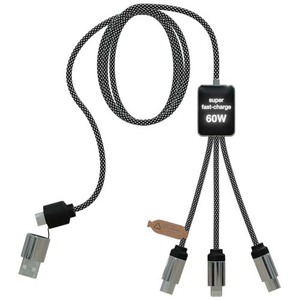 Fotografie k reklamnímu předmětu „SCX.design C33 60 W nabíjecí kabel typu C s dvojitým podsvíceným logem“