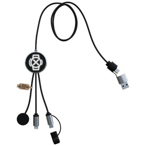 Fotografie reklamního předmětu „SCX.design C34 nabíjecí kabel pro chytré hodinky 7 v 1“