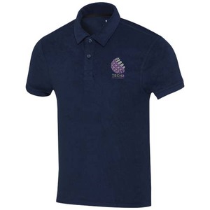 Fotografie k reklamnímu předmětu „Unisex polo Akoya z recyklovaného froté s certifikací GRS 230 g/m²“