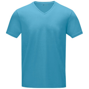 Fotografie k reklamnímu předmětu „Kawartha short sleeve men's organic V-neck t-shirt“