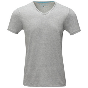 Fotografie k reklamnímu předmětu „Kawartha short sleeve men's organic V-neck t-shirt“