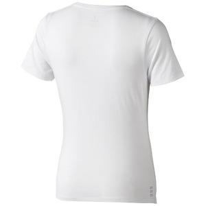 Fotografie k reklamnímu předmětu „Kawartha short sleeve women's organic V-neck t-shirt“