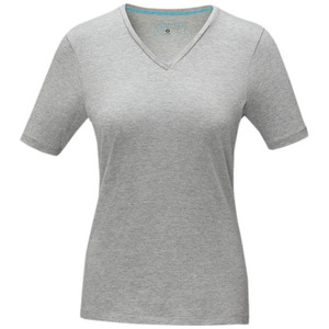 Fotografie k reklamnímu předmětu „Kawartha short sleeve women's organic V-neck t-shirt“