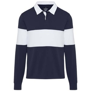 Fotografie k reklamnímu předmětu „Clyde unisex organic rugby polo sweatshirt“