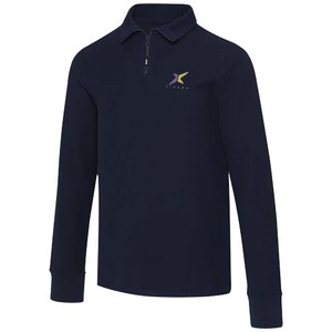 Fotografie k reklamnímu předmětu „Apollo unisex polokošile s dlouhým rukávem a zipem 245 g/m²“