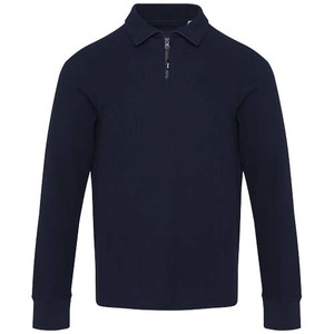 Fotografie k reklamnímu předmětu „Apollo unisex polokošile s dlouhým rukávem a zipem 245 g/m²“