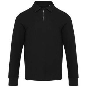 Fotografie k reklamnímu předmětu „Apollo unisex polokošile s dlouhým rukávem a zipem 245 g/m²“