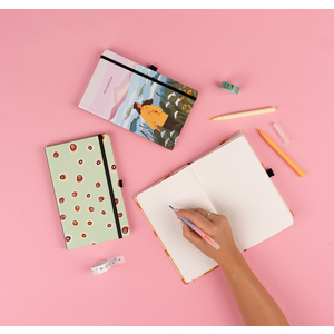 Fotografie k reklamnímu předmětu „NOTIQUE Notes Tvář, linkovaný, 13 x 21 cm“