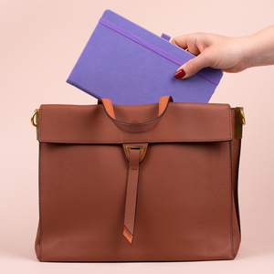 Fotografie k reklamnímu předmětu „NOTIQUE Notes Lila, tečkovaný, 13 x 21 cm“