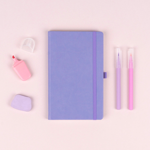 Fotografie k reklamnímu předmětu „NOTIQUE Notes Lila, linkovaný, 13 x 21 cm“