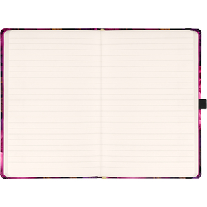 Fotografie k reklamnímu předmětu „NOTIQUE Notes Fialové květy, linkovaný, 13 x 21 cm“