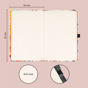 Fotografie k reklamnímu předmětu „NOTIQUE Notes Herbář Kateřiny Winterové, tečkovaný, 13 x 21 cm“