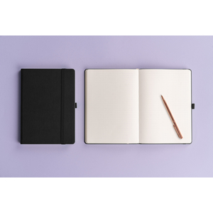 Fotografie k reklamnímu předmětu „NOTIQUE Notes Aprint, černý, tečkovaný, 15 x 21 cm“