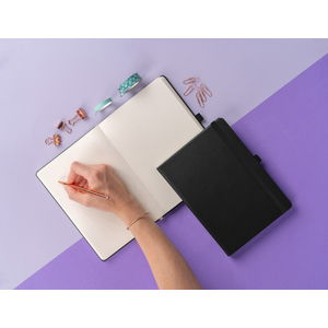 Fotografie k reklamnímu předmětu „NOTIQUE Notes Aprint, černý, tečkovaný, 15 x 21 cm“