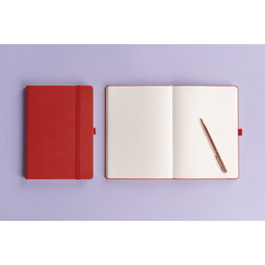 Fotografie k reklamnímu předmětu „NOTIQUE Notes Aprint, červený, tečkovaný, 15 x 21 cm“
