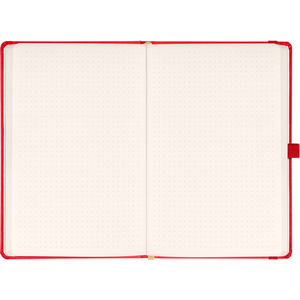 Fotografie k reklamnímu předmětu „NOTIQUE Notes Aprint, červený, tečkovaný, 15 x 21 cm“