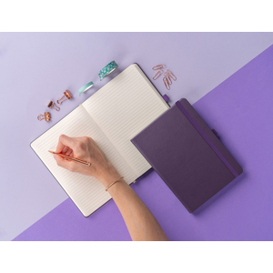 Fotografie k reklamnímu předmětu „NOTIQUE Notes Aprint Neo, fialový, linkovaný, 15 x 21 cm“