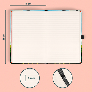 Fotografie k reklamnímu předmětu „NOTIQUE Notes Tulipány Kateřiny Winterové, linkovaný, 13 x 21 cm“