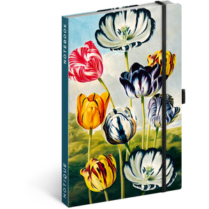 Fotografie reklamního předmětu „NOTIQUE Notes Tulipány Kateřiny Winterové, linkovaný, 13 x 21 cm“