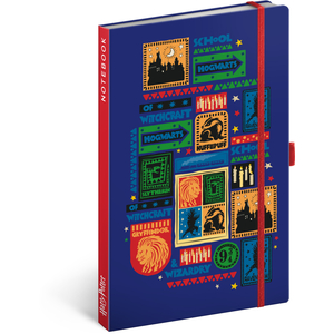 Fotografie reklamního předmětu „NOTIQUE Notes Harry Potter – Bradavice, linkovaný, 13 x 21 cm“