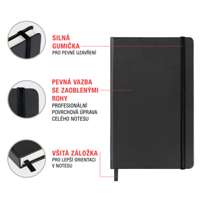 Fotografie k reklamnímu předmětu „NOTIQUE Notes Batman – Dark Knight, linkovaný, 11 x 16 cm“