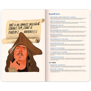 Fotografie k reklamnímu předmětu „NOTIQUE Notes Zápisník filmožrouta, 13 x 21 cm“